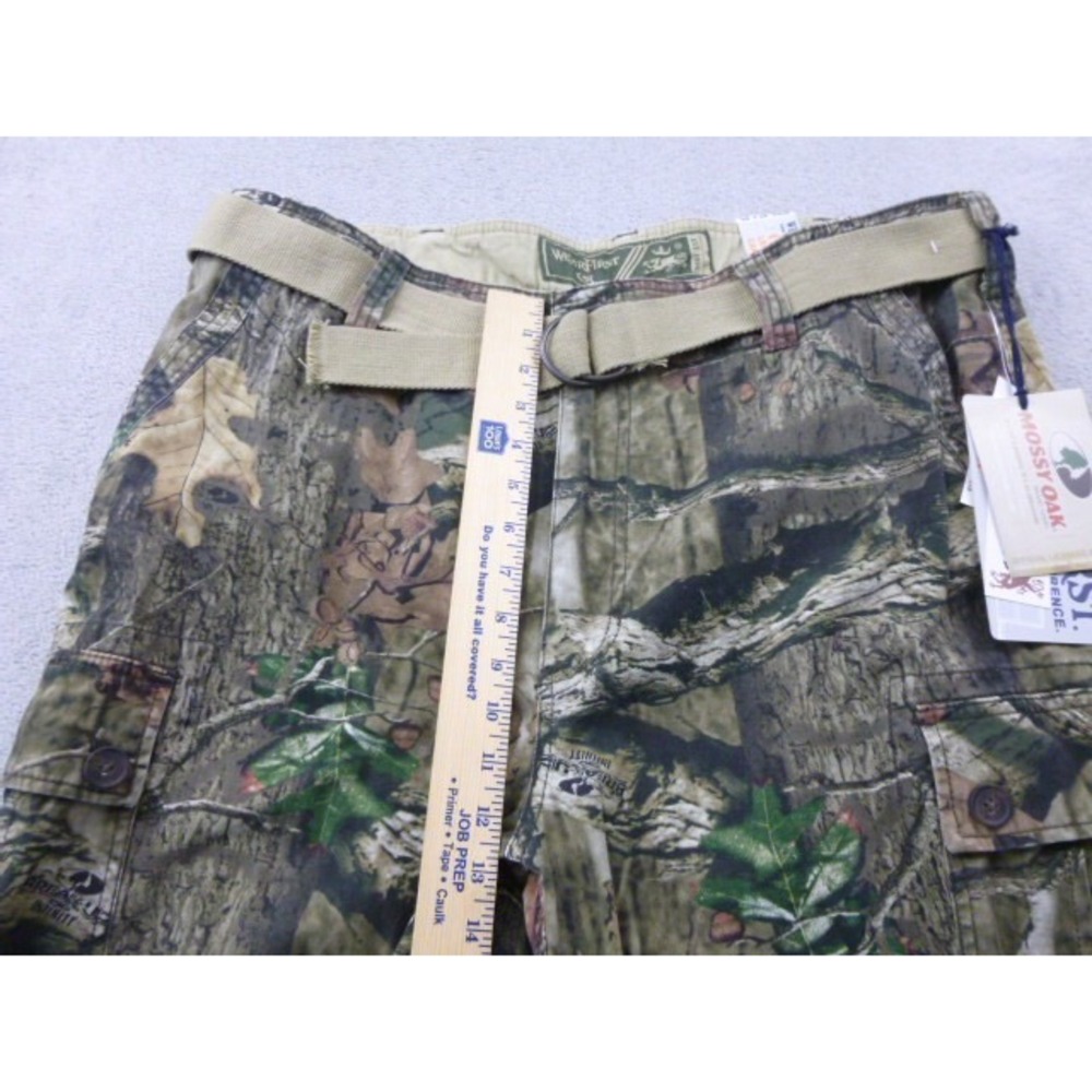 Wear First Cargo Pants Mens Size 40x30 685 Legacy Mossy Oak Infinity Camo Belted - Picture 9 of 16